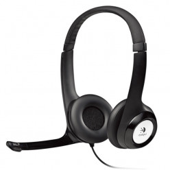 Logitech USB Headset H390, Noise-canceling Microphone, Headset: 20–20,000 Hz, Microphone: 100–10,000 Hz, In-line audio controls, USB, Black